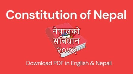 Constitution of Nepal 2072 | English and Nepali | PDF Constitution of Nepal 2072