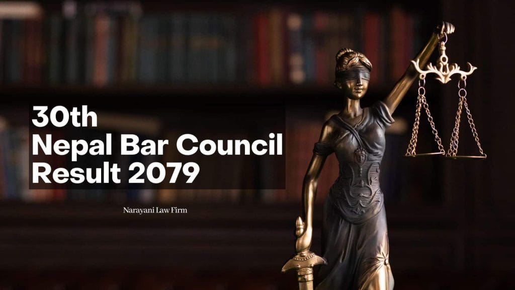 Nepal Bar Council Result 2079: 30th Advocate Level Exam Result Nepal bar council result 2079